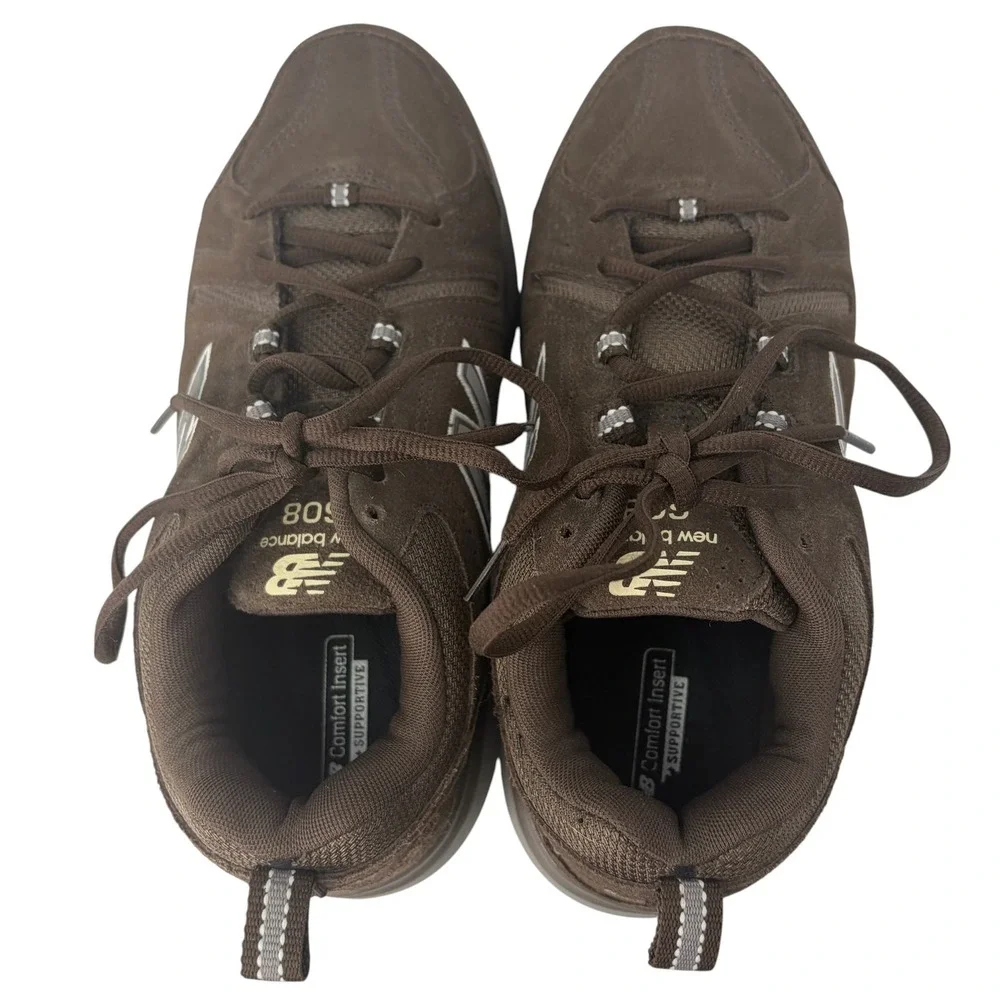 New Balance 608v5 Men's 7 4E Extra Wide Brown Suede Shoes MX608UB5 ABZORB